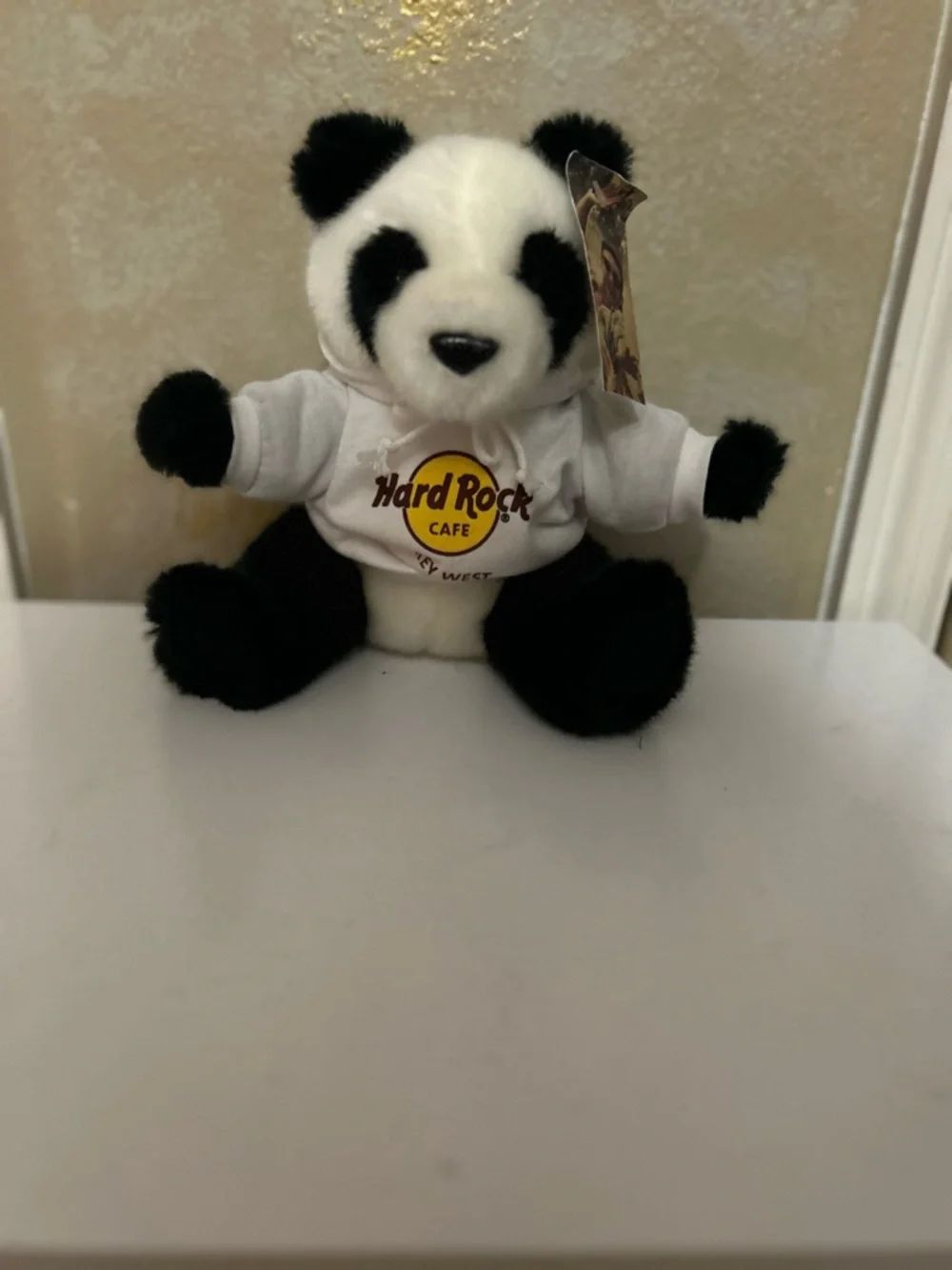 Hard Rock Cafe Black & White Panda Plush with Logo Hoodie